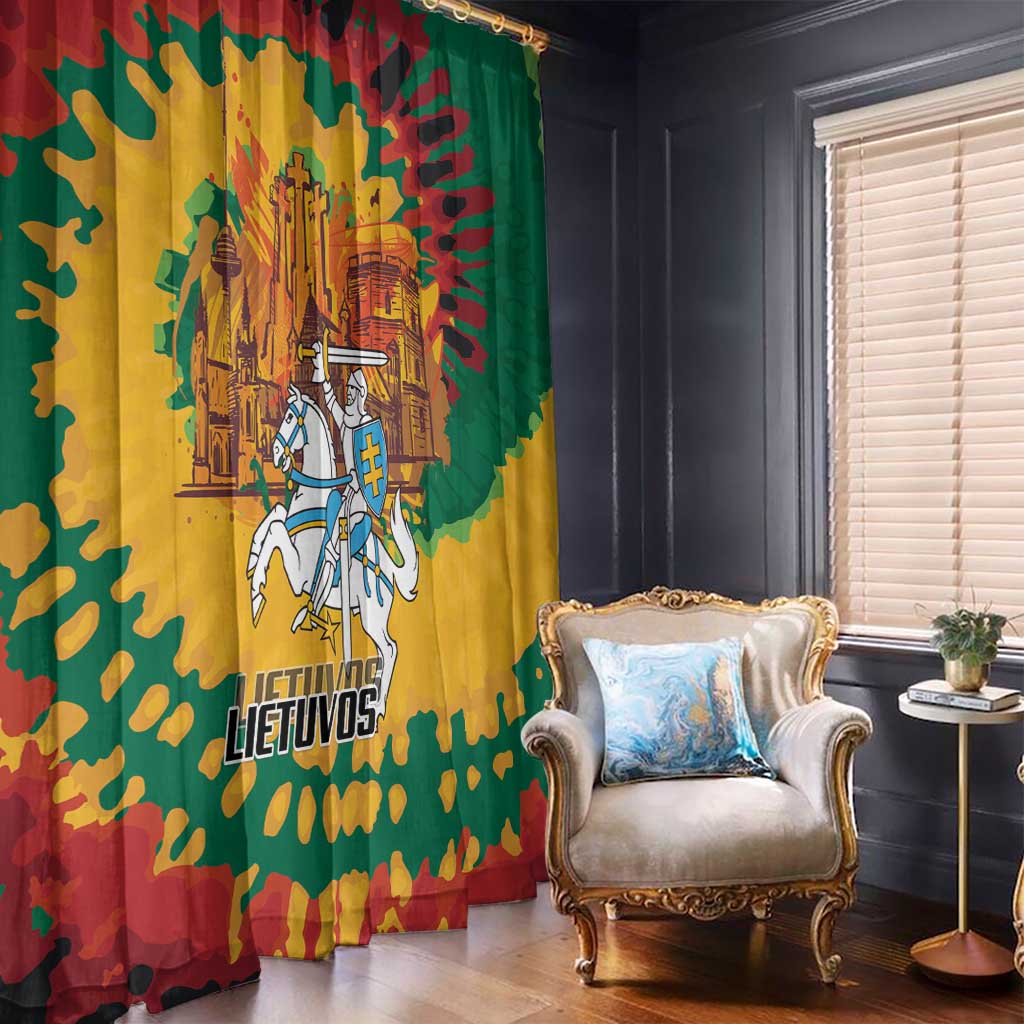 Lithuania Independence Day Window Curtain Vytis Knight National Pride