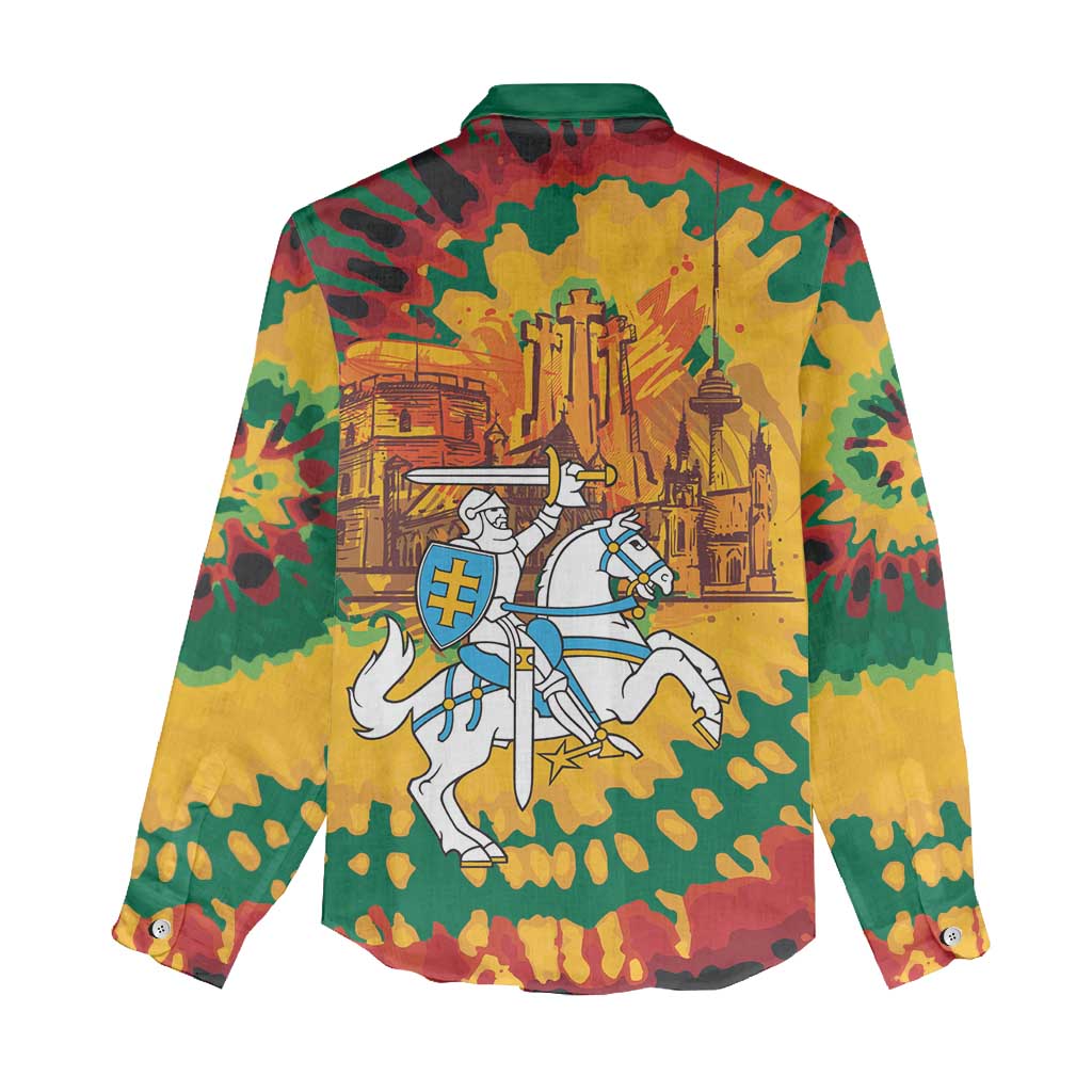 Lithuania Independence Day Women Casual Shirt Vytis Knight National Pride
