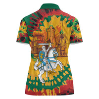 Lithuania Independence Day Women Polo Shirt Vytis Knight National Pride