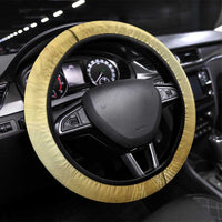 Greece Orthodox Cross Steering Wheel Cover Ancient Greek Key Gold Heritage
