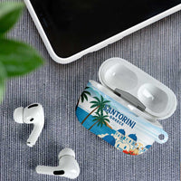 Greece Santorini AirPods Case Greek Island Blue Dome Architecture Art