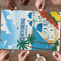 Greece Santorini Puzzle Greek Island Blue Dome Architecture Art