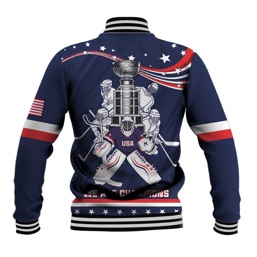 United States Ice Hockey Baseball Jacket USA We Are Champions 2025