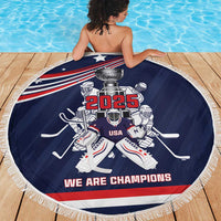 United States Ice Hockey Beach Blanket USA We Are Champions 2025