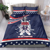 United States Ice Hockey Bedding Set USA We Are Champions 2025