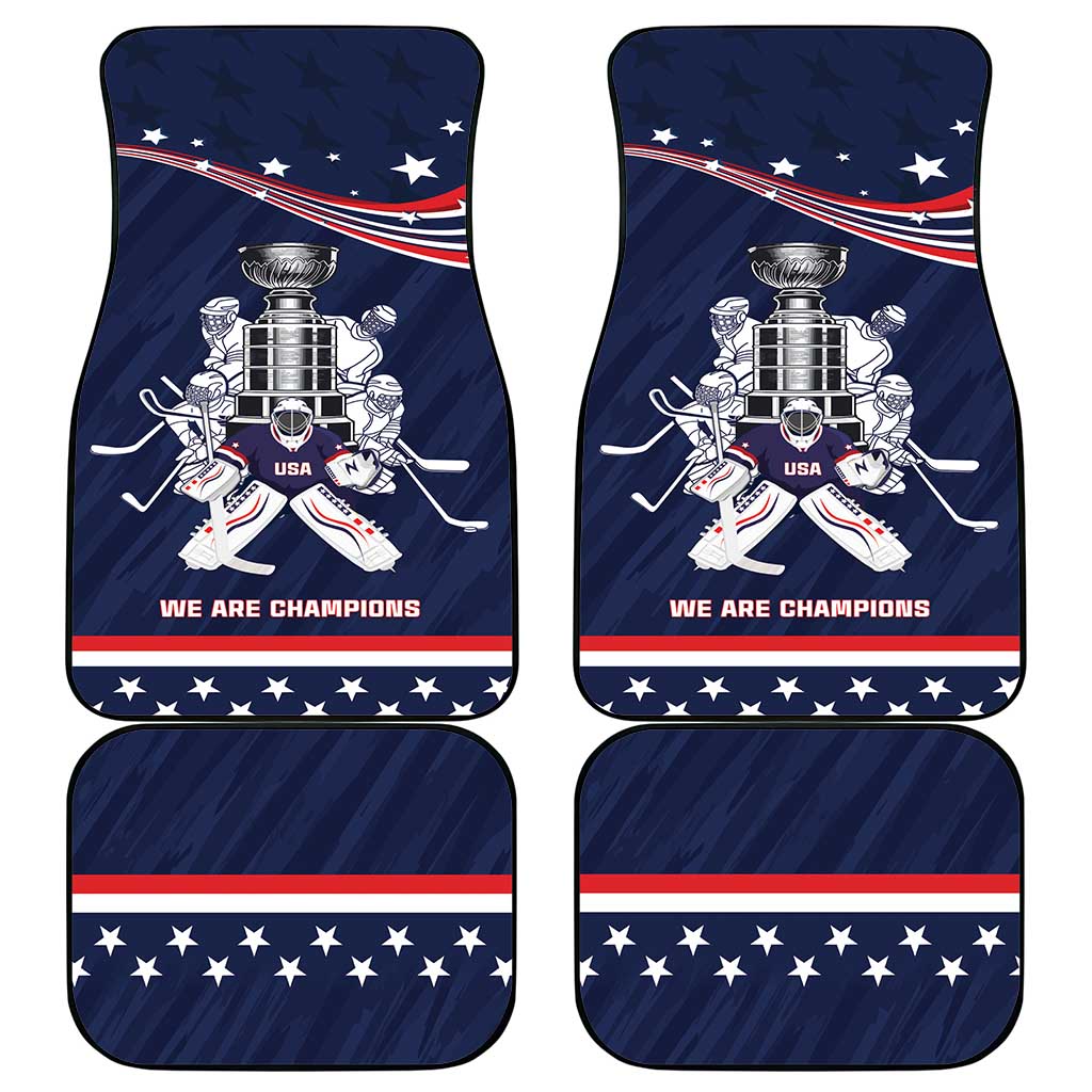 United States Ice Hockey Car Mats USA We Are Champions 2025