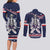 United States Ice Hockey Couples Matching Long Sleeve Bodycon Dress and Long Sleeve Button Shirt USA We Are Champions 2025
