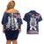 United States Ice Hockey Couples Matching Off Shoulder Short Dress and Hawaiian Shirt USA We Are Champions 2025