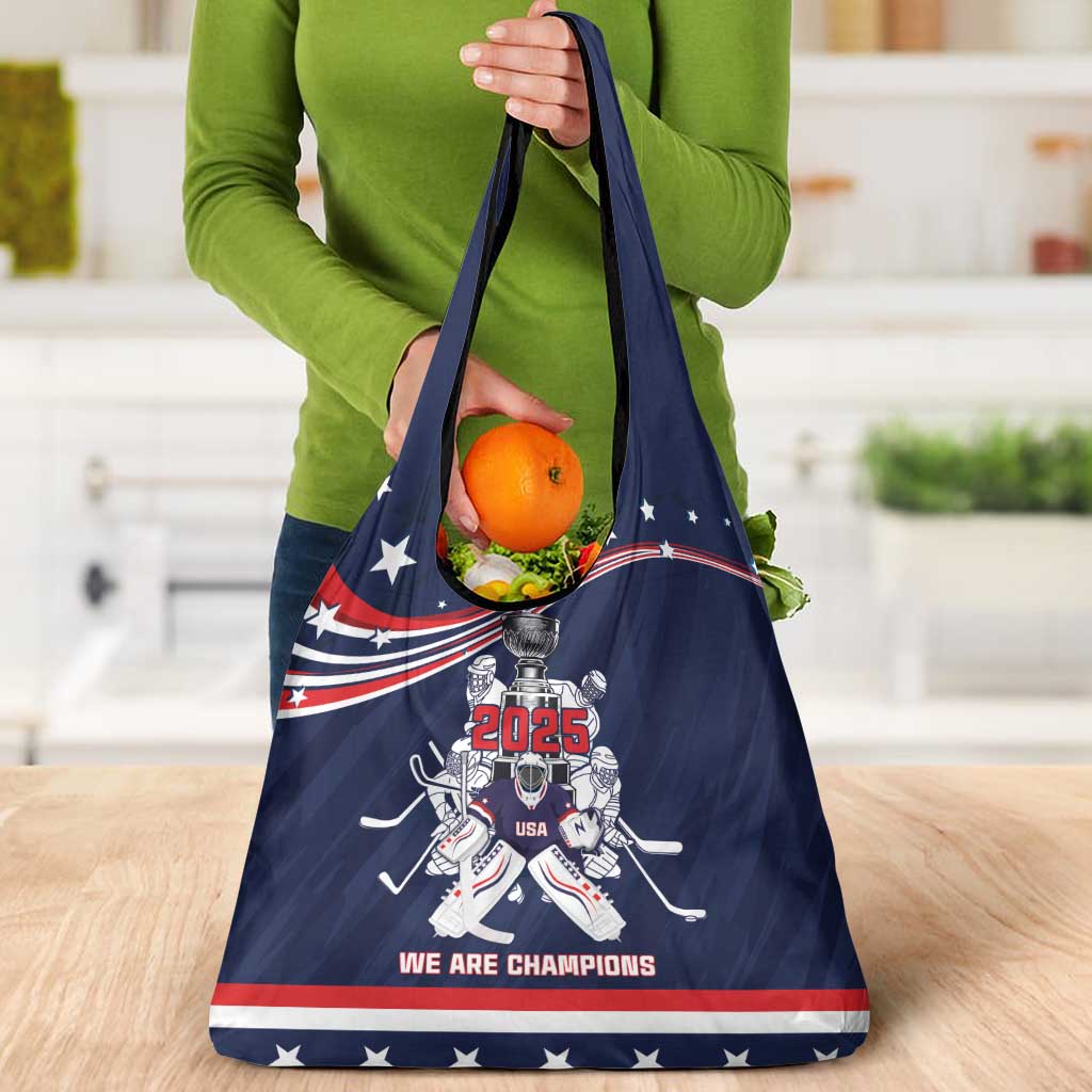 United States Ice Hockey Grocery Bag USA We Are Champions 2025
