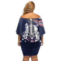 United States Ice Hockey Off Shoulder Short Dress USA We Are Champions 2025