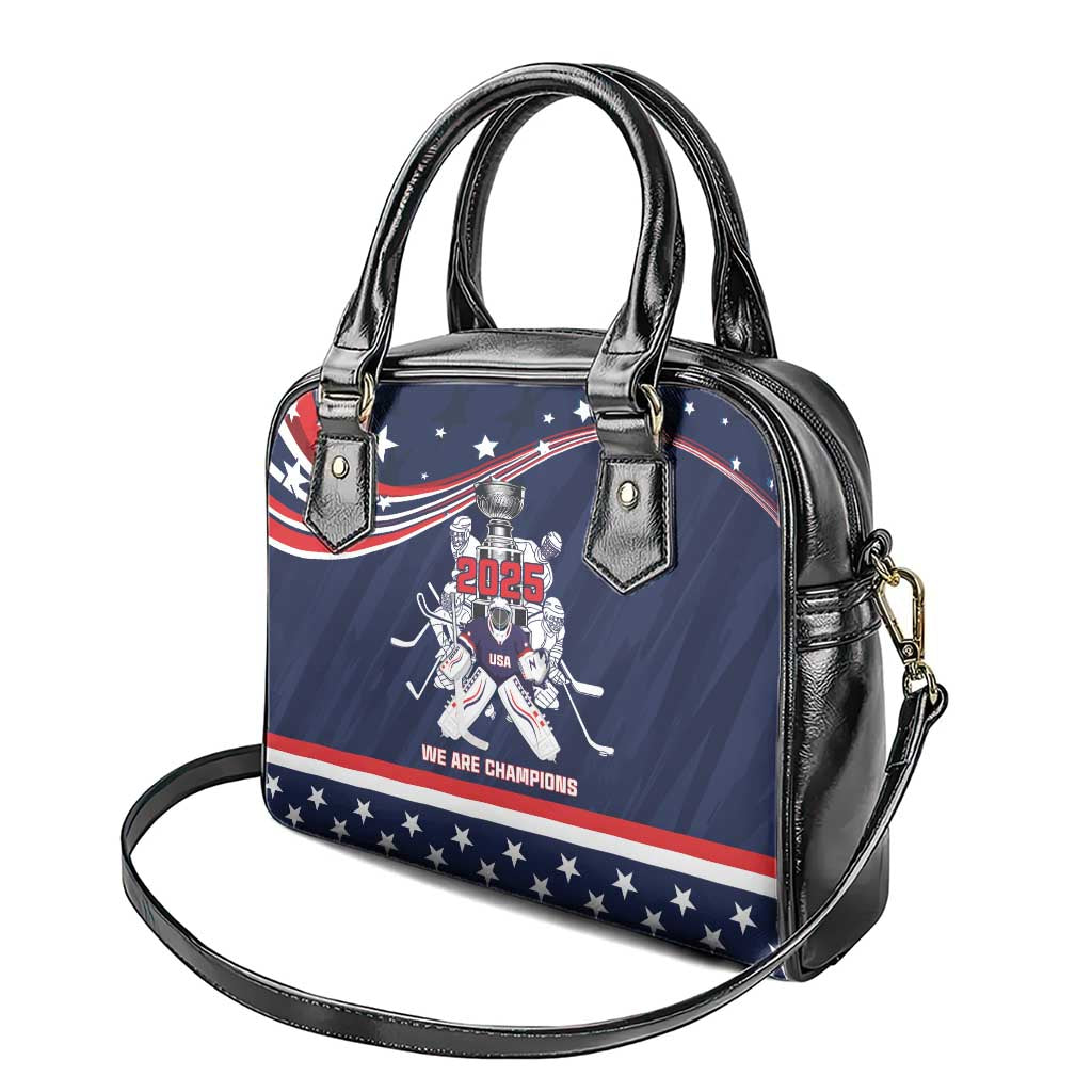 United States Ice Hockey Shoulder Handbag USA We Are Champions 2025