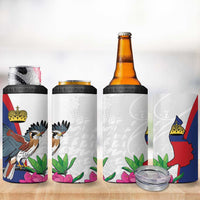 Furstentum Liechtenstein 4 in 1 Can Cooler Tumbler Kestrel With Alpine Rose Flower