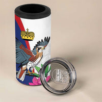 Furstentum Liechtenstein 4 in 1 Can Cooler Tumbler Kestrel With Alpine Rose Flower