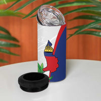 Furstentum Liechtenstein 4 in 1 Can Cooler Tumbler Kestrel With Alpine Rose Flower