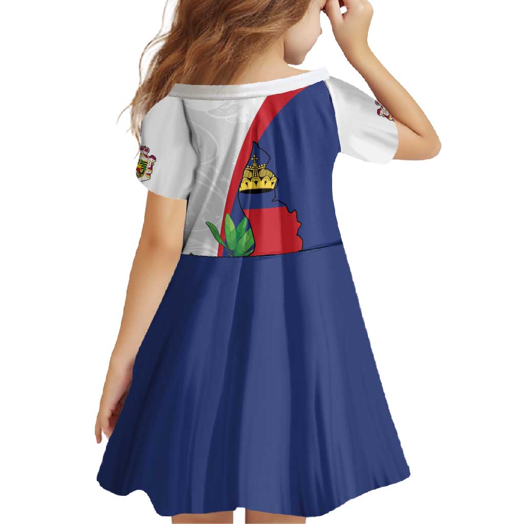 Furstentum Liechtenstein Family Matching Off Shoulder Maxi Dress and Hawaiian Shirt Kestrel With Alpine Rose Flower