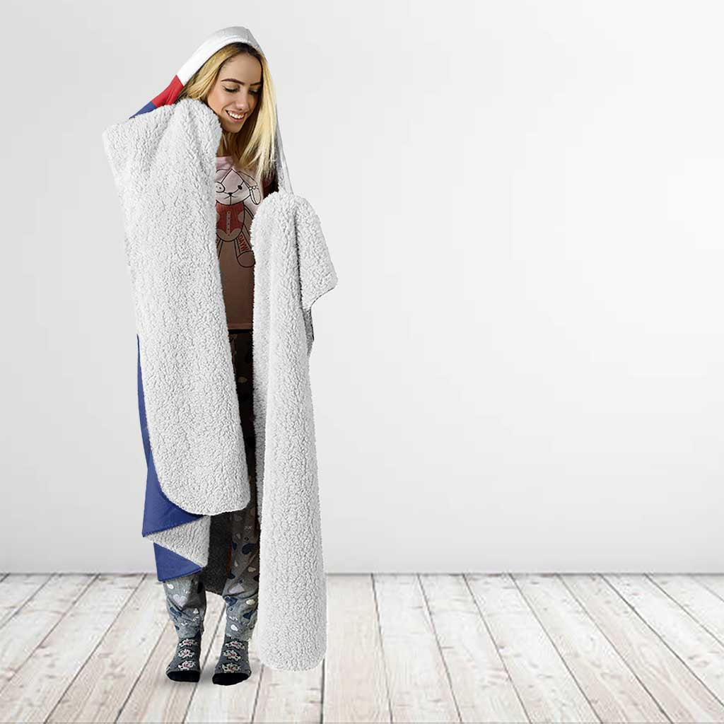 Furstentum Liechtenstein Hooded Blanket Kestrel With Alpine Rose Flower