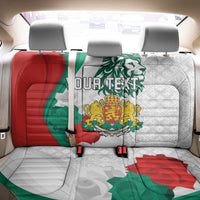 Personalized Bulgaria Independence Day Back Car Seat Cover Suedinenieto Pravi Silata Folk Pattern