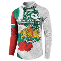Personalized Bulgaria Independence Day Button Sweatshirt Suedinenieto Pravi Silata Folk Pattern