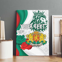Personalized Bulgaria Independence Day Canvas Wall Art Suedinenieto Pravi Silata Folk Pattern