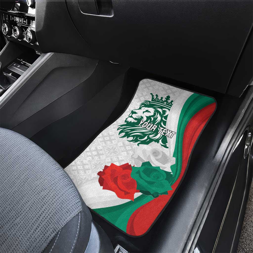 Personalized Bulgaria Independence Day Car Mats Suedinenieto Pravi Silata Folk Pattern