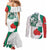 Personalized Bulgaria Independence Day Couples Matching Mermaid Dress and Long Sleeve Button Shirt Suedinenieto Pravi Silata Folk Pattern