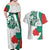 Personalized Bulgaria Independence Day Couples Matching Off Shoulder Maxi Dress and Hawaiian Shirt Suedinenieto Pravi Silata Folk Pattern