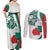 Personalized Bulgaria Independence Day Couples Matching Off Shoulder Maxi Dress and Long Sleeve Button Shirt Suedinenieto Pravi Silata Folk Pattern
