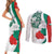 Personalized Bulgaria Independence Day Couples Matching Short Sleeve Bodycon Dress and Long Sleeve Button Shirt Suedinenieto Pravi Silata Folk Pattern