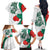 Personalized Bulgaria Independence Day Family Matching Off The Shoulder Long Sleeve Dress and Hawaiian Shirt Suedinenieto Pravi Silata Folk Pattern