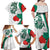 Personalized Bulgaria Independence Day Family Matching Off Shoulder Maxi Dress and Hawaiian Shirt Suedinenieto Pravi Silata Folk Pattern