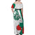 Personalized Bulgaria Independence Day Family Matching Off Shoulder Maxi Dress and Hawaiian Shirt Suedinenieto Pravi Silata Folk Pattern