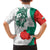 Personalized Bulgaria Independence Day Family Matching Off Shoulder Short Dress and Hawaiian Shirt Suedinenieto Pravi Silata Folk Pattern