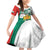 Personalized Bulgaria Independence Day Family Matching Off Shoulder Short Dress and Hawaiian Shirt Suedinenieto Pravi Silata Folk Pattern