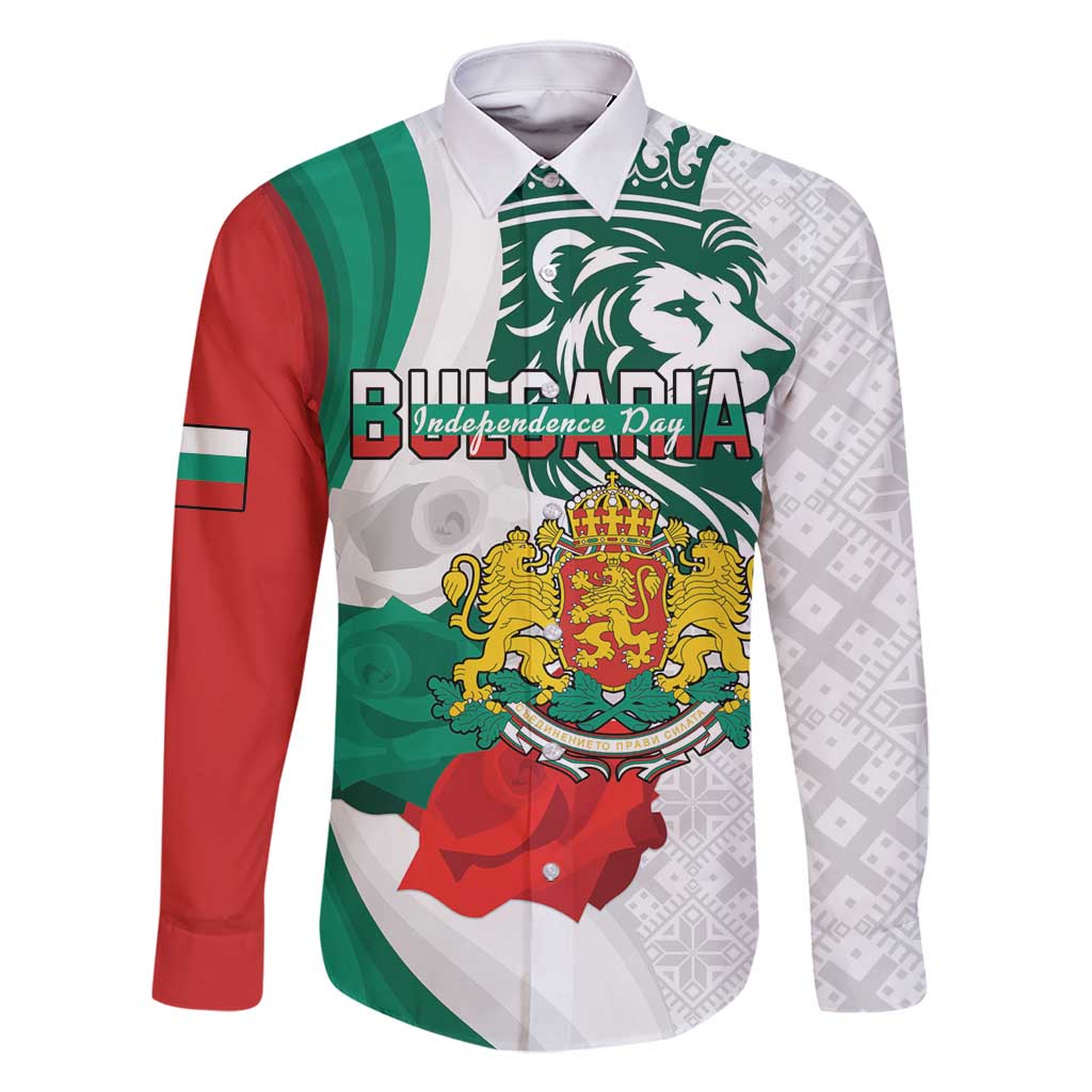 Personalized Bulgaria Independence Day Family Matching Off Shoulder Short Dress and Hawaiian Shirt Suedinenieto Pravi Silata Folk Pattern
