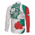 Personalized Bulgaria Independence Day Family Matching Off Shoulder Short Dress and Hawaiian Shirt Suedinenieto Pravi Silata Folk Pattern