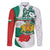 Personalized Bulgaria Independence Day Family Matching Puletasi and Hawaiian Shirt Suedinenieto Pravi Silata Folk Pattern