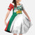 Personalized Bulgaria Independence Day Family Matching Summer Maxi Dress and Hawaiian Shirt Suedinenieto Pravi Silata Folk Pattern