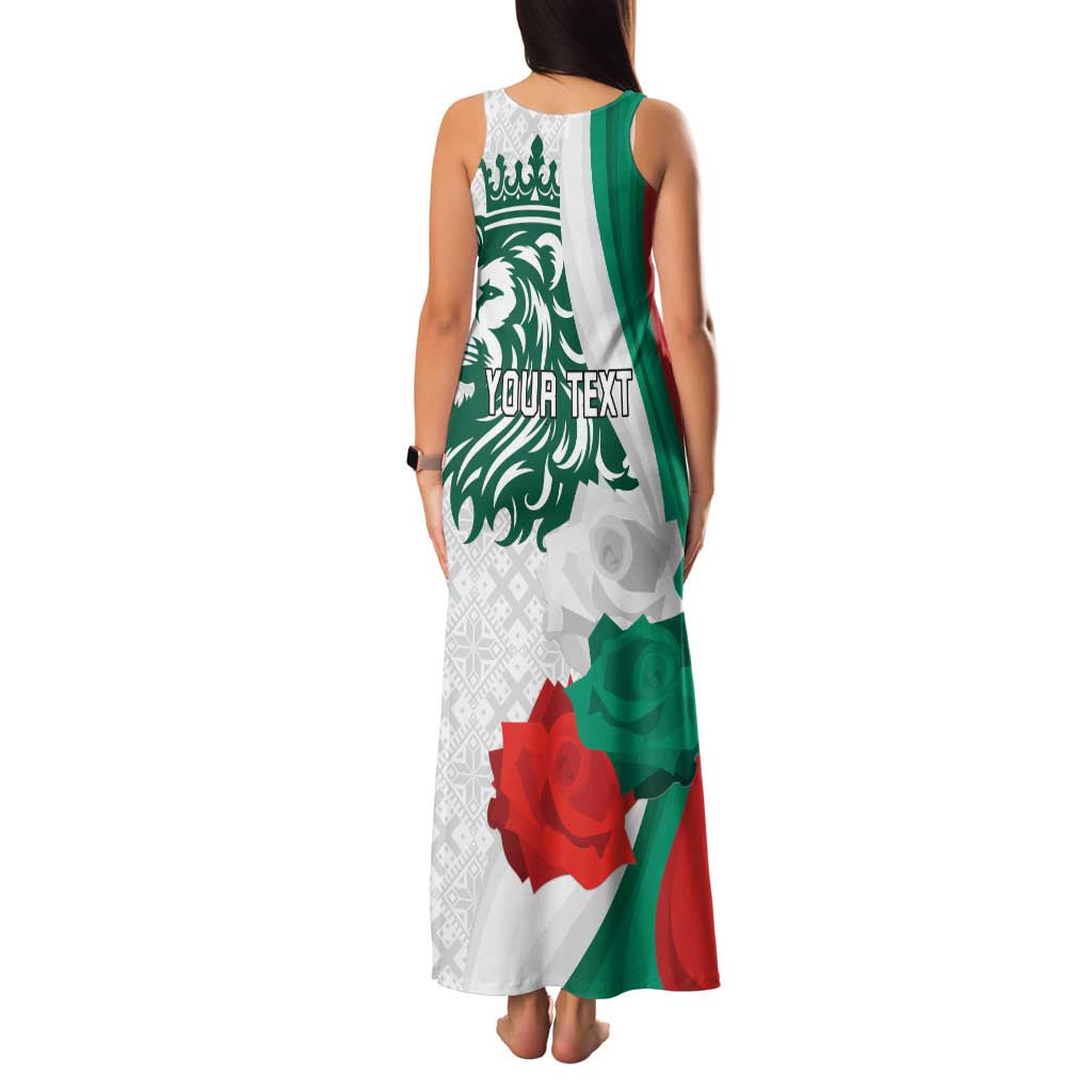 Personalized Bulgaria Independence Day Family Matching Tank Maxi Dress and Hawaiian Shirt Suedinenieto Pravi Silata Folk Pattern