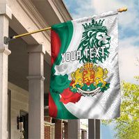 Personalized Bulgaria Independence Day Garden Flag Suedinenieto Pravi Silata Folk Pattern