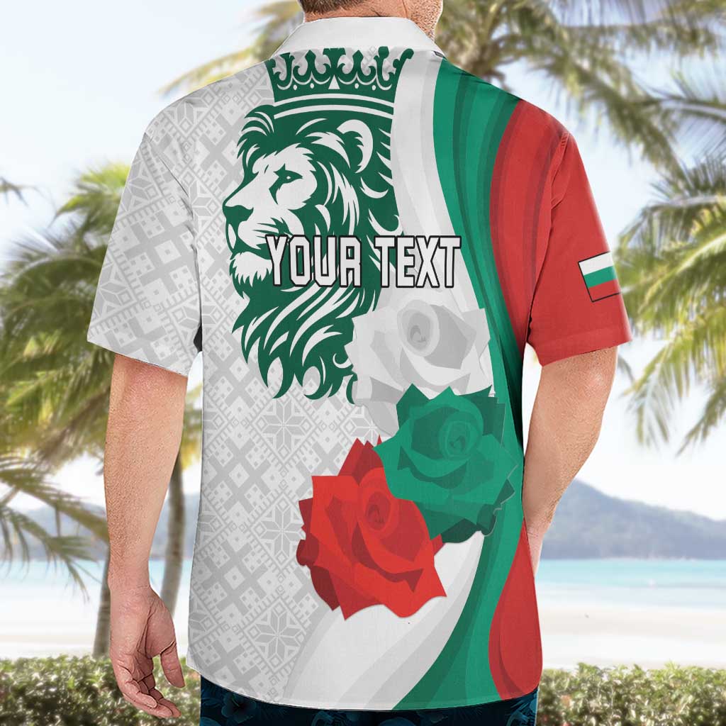 Personalized Bulgaria Independence Day Hawaiian Shirt Suedinenieto Pravi Silata Folk Pattern