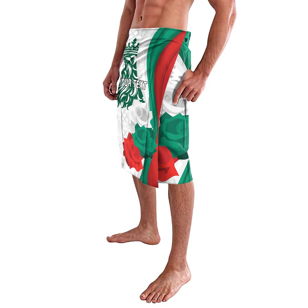 Personalized Bulgaria Independence Day Lavalava Suedinenieto Pravi Silata Folk Pattern