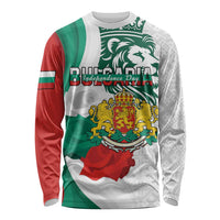 Personalized Bulgaria Independence Day Long Sleeve Shirt Suedinenieto Pravi Silata Folk Pattern