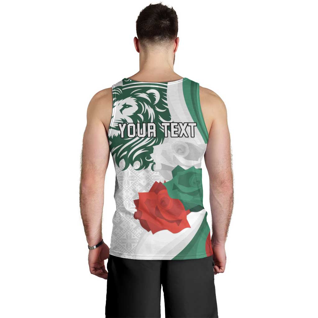 Personalized Bulgaria Independence Day Men Tank Top Suedinenieto Pravi Silata Folk Pattern