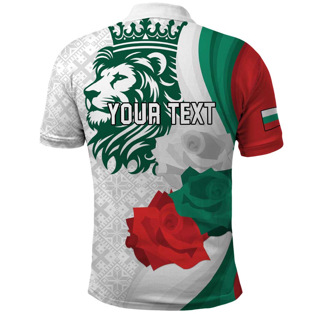 Personalized Bulgaria Independence Day Polo Shirt Suedinenieto Pravi Silata Folk Pattern