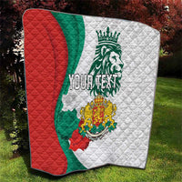 Personalized Bulgaria Independence Day Quilt Suedinenieto Pravi Silata Folk Pattern