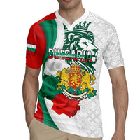 Personalized Bulgaria Independence Day Rugby Jersey Suedinenieto Pravi Silata Folk Pattern
