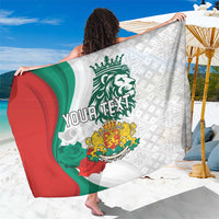 Personalized Bulgaria Independence Day Sarong Suedinenieto Pravi Silata Folk Pattern