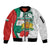 Personalized Bulgaria Independence Day Sleeve Zip Bomber Jacket Suedinenieto Pravi Silata Folk Pattern