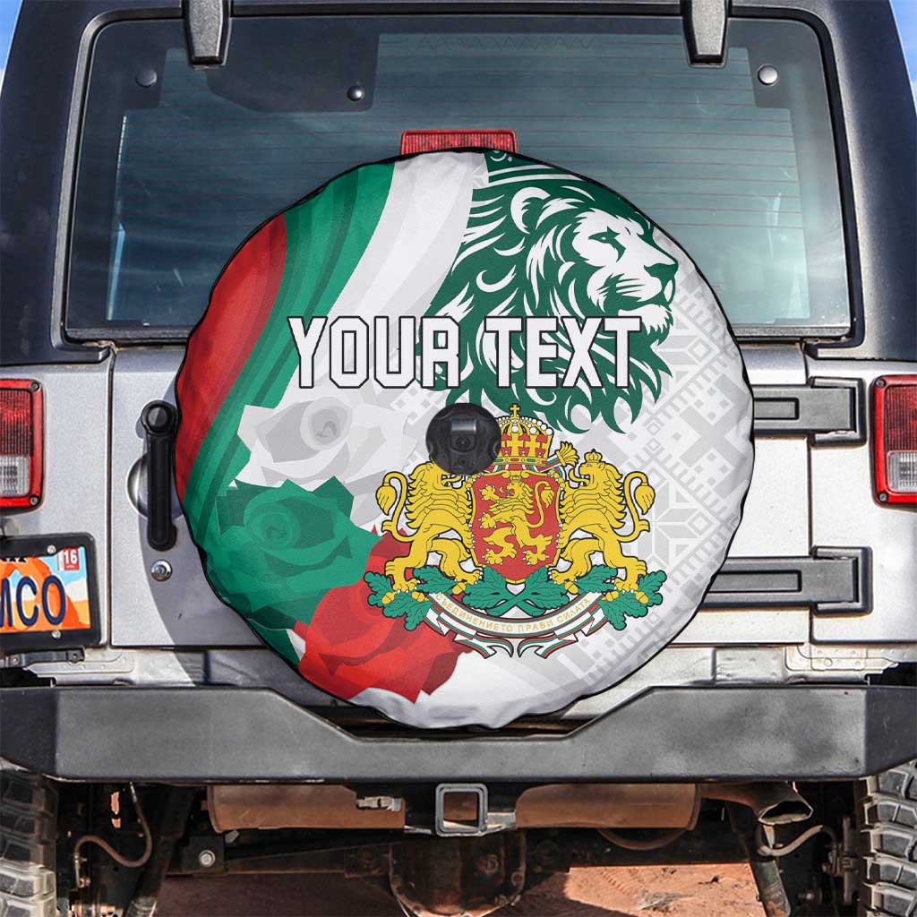 Personalized Bulgaria Independence Day Spare Tire Cover Suedinenieto Pravi Silata Folk Pattern