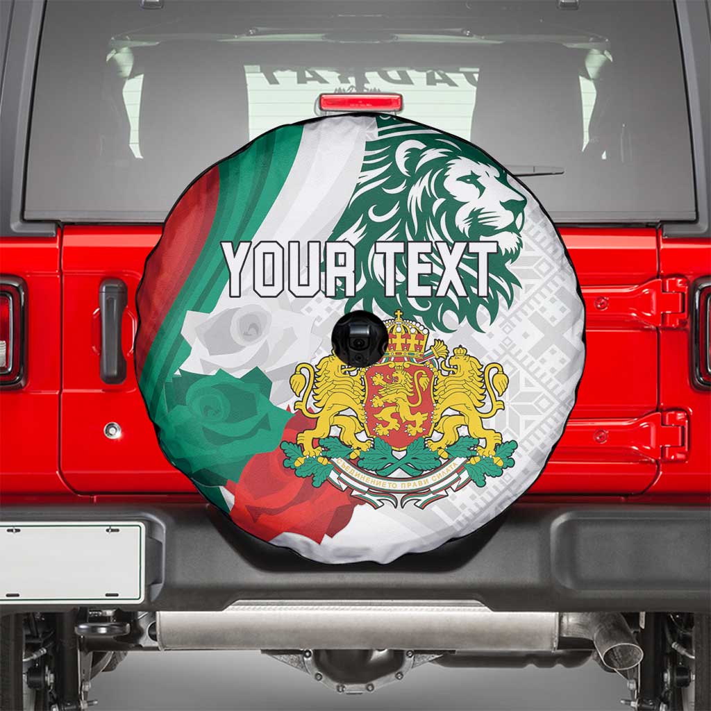 Personalized Bulgaria Independence Day Spare Tire Cover Suedinenieto Pravi Silata Folk Pattern